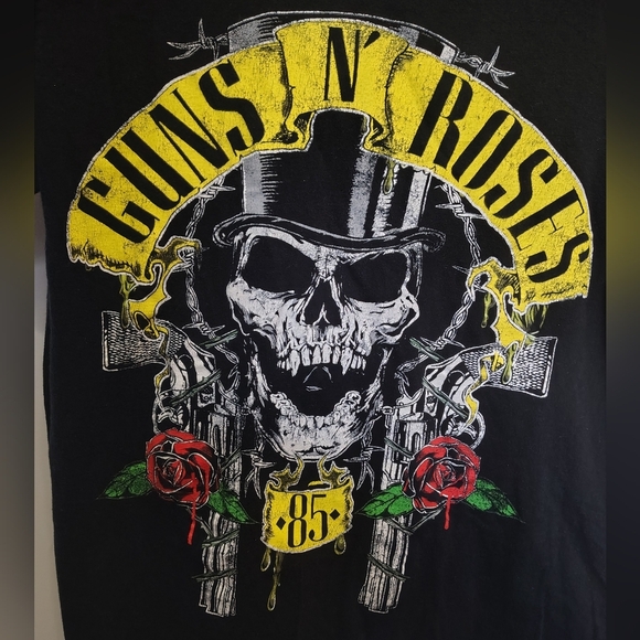 Guns N Roses Rock Band 85 Appetite for Destruction Album T-Shirt - Picture 2 of 4
